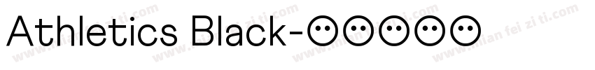 Athletics Black字体转换